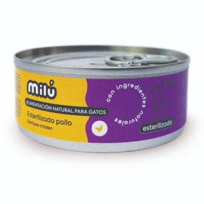 Milú Esterilizado con Pollo 85gr