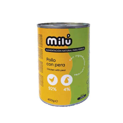 Milú Pollo y Pera 400gr